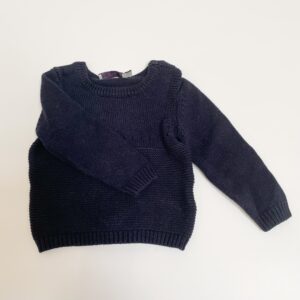 Sweater tricot bunny donkerblauw Stella McCartney 18m