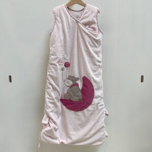 Slaapzak sleeveless velours pink Noukie’s 90-110cm / 6-36m