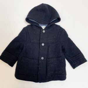 Winterjas met kap donkerblauw Zara 9-12m / 80