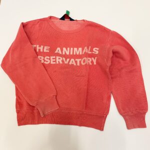 Sweater rood logo The Animals Observatory 6jr