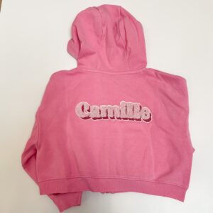 Hoodie met rits pink Camille X JBC 9jr
