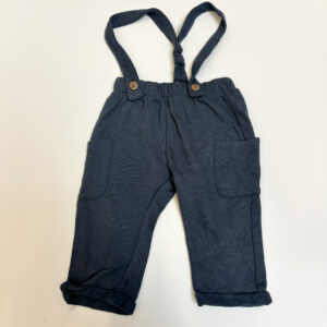 Suspender pants donkerblauw H&M 80