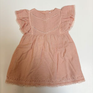 Kleedje shortsleeve pink frill Zara 18-24m / 92