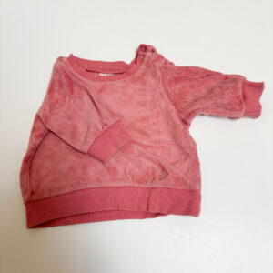 Trui velours pink H&M 50