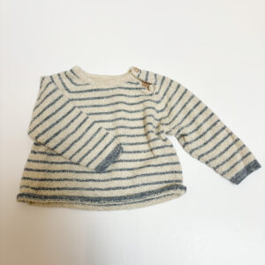 Sweater tricot blue stripes zara 3-6m / 68
